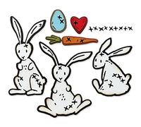 Sizzix Thinlits Die Set 15PK Bunny Stitch by Tim Holtz, 666293
