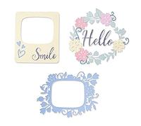 Sizzix Thinlits Die Set 15PK Rounded Picture Frames by Lisa Jones, 665469, Multicolour, One Size