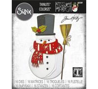 Sizzix Thinlits Die Set 16PK Winston, Colorize by Tim Holtz, 665569, Multicolour, One Size