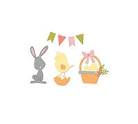 Sizzix Thinlits Die Set 17PK-Easter by Pete Hughes, Metal, Multicolour, 23.3 x 12.5 x 0.2 cm