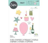 Sizzix Thinlits Die Set 21PK Fabulous Everyday Shapes by Debi Potter | Chapter 2 2023