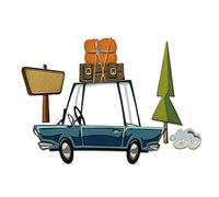 Sizzix Thinlits Die Set 25PK Road Trip Colorize by Tim Holtz, Paper, Multi-Colour, One Size