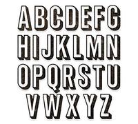 Sizzix Thinlits Die Set 26PK 664729 Alphanumeric Shadow Upper by Tim Holtz