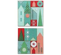Sizzix Thinlits Die Set 27PK Holiday Blocks by Tim Holtz | 666335 | Metal, Wafer-Thin Cutting Dies for Scrapbooking, Embossing, Journalling