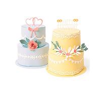 Sizzix Thinlits Die 8PK-Herzlichen Glückwunsch (Congratulations Set), Metal, Multi-Colour, 17.9 x 9.3 x 0.2 cm