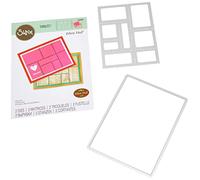 Sizzix Thinlits Die Set 2PK Snail Mail by Eileen Hull, 665869, Multicolor, One Size