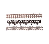 Sizzix Thinlits Die Set 3 Pack 664413 Crochet #2 by Tim Holtz, Plastic Paper, Multi-Colour, One Size