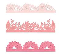Sizzix Thinlits Die Set 3PK Bold Floral Edges by Olivia Rose, 665472