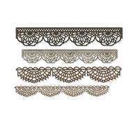 Sizzix Thinlits Die Set 4PK Crochet, Multi-Colour, One Size