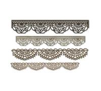 Sizzix Thinlits Die Set 4PK Crochet, Multi-Colour, One Size