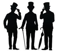 Sizzix Thinlits Die Set 5PK Gentlemen by Tim Holtz, Multi-Colour, One Size