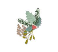 Sizzix Thinlits Die Set 662571, Winter Foliage by Debi Potter, 8 Pack, Multi Colour, One Size, Paper