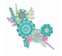 Sizzix Thinlits Die Set 663366, Succulent Wreath, 15 Pack, Multiple Sizes, One Size