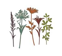 Sizzix Thinlits Die Set 664164, Wildflower Stems #2 by Tim Holtz, 5 Pack, One Size, Paper, Multi-Colour Colour