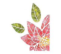 Sizzix Thinlits Die Set 664212, Poinsettia Pieces by Tim Holtz, 3 Pack, One Size, Multi-Colour Colour