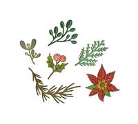 Sizzix Thinlits Die Set 664221, Large Funky Festive Florals by Tim Holtz, 6 Pack, Multi Colour, One Size