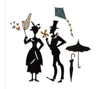 Sizzix Thinlits Die Set 665204 The Park by Tim Holtz 14 Pack