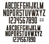 Sizzix Thinlits Die Set 73PK Alphanumeric Theory by Tim Holtz | 665924 | Chapter 3 2022, Plastic Paper, Multicolor, One Size