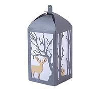 Sizzix Thinlits Die Set 7PK Woodland Lantern by Kath Breen, 665490