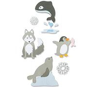 Sizzix Thinlits Die Set 8PK Arctic Animals by Jennifer Ogborn | 666013 | Chapter 4 2022