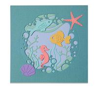 Sizzix Thinlits Die Set 9PK Ocean Scene by Olivia Rose, 665190, Multicolor, One Size
