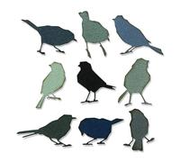 SIZZIX THINLITS DIES BY TIM HOLTZ SILHOUETTE BIRDS BNIP LOOK