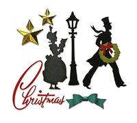 Sizzix Thinlits Die Set 9PK Vault Series: Christmas 2021 by Tim Holtz, 665584, Paper, Multicolour, One Size