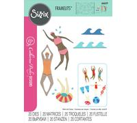 Sizzix Thinlits Die Set By Catherine Pooler 20/Pkg-Synchronized Swimmers #2 6666