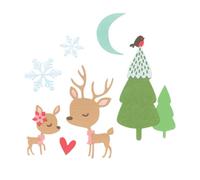 Sizzix Thinlits Die Set, Hello Deer by Sizzix, 12 Metal Cutting Dies
