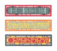 Sizzix Thinlits Die Set, Sockets #1 by Seth Apter, 4 Metal Cutting Dies