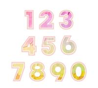 Sizzix Thinlits Die Set, This or That 2 inch Numbers by 49 and Market, 20 Cutting Dies