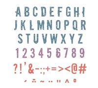 Sizzix Thinlits Die Set, Typography by Seth Apter, 43 Cutting Dies