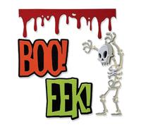 Sizzix Thinlits Die Set, Vault Frights & Bones by Tim Holtz, 10 Cutting Dies