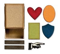 Sizzix Thinlits Die Set, Vault Matchbox by Tim Holtz, 10 Cutting Dies