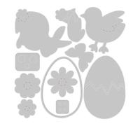 Sizzix Thinlits Dies By Olivia Rose 11/Pkg-Basic Easter Shapes
