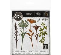 Sizzix Thinlits Dies By Tim Holtz-Wildflower Stems #2 664164