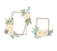 Sizzix Framelits Die Set 13 Pack w/Stamps 663861, Detailed Tropics by Sophie Guilar, Multicolour, One Size