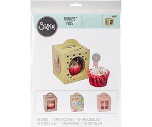 Sizzix Thinlits Plus Die Set 19PK-Box, Cupcake