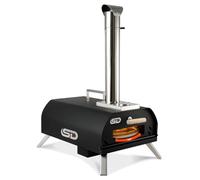 Sizzle Delite 12" Wood Fired Pellet Pizza Oven, Portable Stainless Steel, for Outdoor Backyard