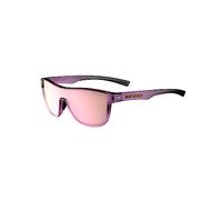 Sizzle Sport Sunglasses - Ideal For Cycling, Golf, Hiking, Pickleball, Running, Tennis and Trendy Lifestyle Look, Crystal Peach Blush (Pink Mirror Lens), M