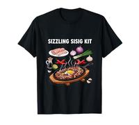 Sizzling Sisig Kit Filipino Food Cuisine Dishes T-Shirt