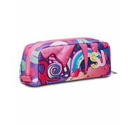 SJ Gang FANTABULOUS School Pen Holder, Pink - Spacious, Mono Compartment - Girl School Pencil Case - Elementary School Pencil Case, Elementary School Pen Holder, Pink, Taglia Unica, School