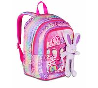 SJ GANG STYLE JAM GANG Advanced School Backpack, Lilac, Double Compartment and Bottle Pocket, 29 L, Elementary School Backpack, Girl Backpack
