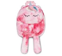 SJ GANG STYLE JAM GANG Nursery Backpack, Small Backpack, Unicorn for Girls in Pink Fur, with Adjustable Straps, Sparkly Details and Custom Sliders