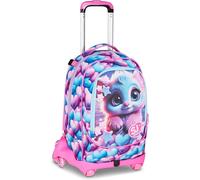 SJ GANG STYLE JAM GANG School Jack 8 Wheel Trolley MAGICAL FANTASY GIRL, Pink