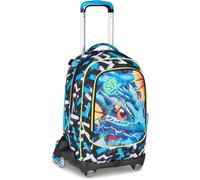 SJ GANG STYLE JAM GANG School Jack 8 Wheel Trolley MELT DRAGON BOY, Celeste, 34L