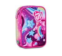 SJ GANG STYLE JAM GANG School Pencil Case Speed Pad Plus Soft POUCH GIRL, Multicoloured, Monoscompartment, 45 Pieces, Removable Plates, Accessories Backpack, Elementary School, Girl