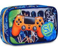 SJ GANG STYLE JAM GANG School Speed Case JOYFUL PINS BOY, Blue