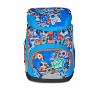 SJ GANG STYLE JAM GANG Soft Plus School Backpack, Blue, Backpack with Inner Divider, Front Pocket and Bottle Pocket, 24 L, Elementary School Backpack, Child Backpack, blue, Taglia unica