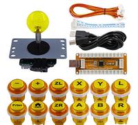 SJ@JX Arcade Game Controller USB Encoder Gamepad Cherry MX Microswitch Button 8way Joystick for Nintendo Switch PC PS3 Retropie Raspberry Pi MAME